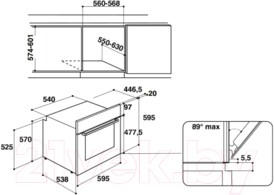 Электрический духовой шкаф Hotpoint-Ariston 7O 5FA 841 JH IX HA