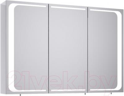 Шкаф с зеркалом для ванной Aqwella Милан / Mil.04.10