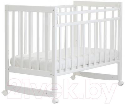 Детская кроватка СКВ 150111 (Митенька, белый)