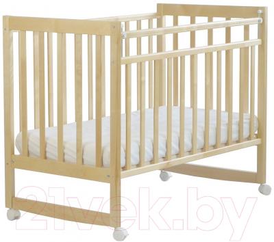 Детская кроватка СКВ 150115 (Митенька, береза)