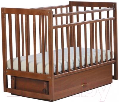 Детская кроватка СКВ 152007 (Митенька, орех)