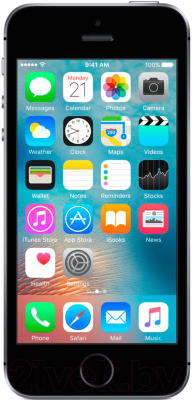Смартфон Apple iPhone SE 64Gb / MLM62 (серый космос)