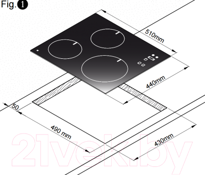 Индукционная варочная панель Zigmund & Shtain CIS 029.45 BX
