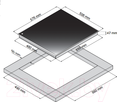 Индукционная варочная панель Zigmund & Shtain CIS 321.60 BX