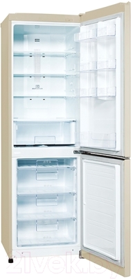 Холодильник с морозильником LG GA-B409SEQL
