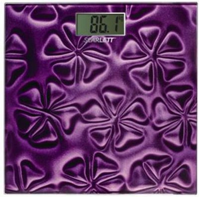 Напольные весы электронные Scarlett SC-2218 (Violet) - общий вид