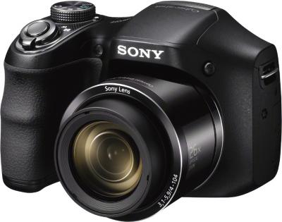 Компактный фотоаппарат Sony Cyber-shot DSC-H200 Black - общий вид