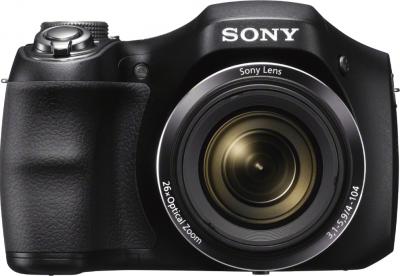 Компактный фотоаппарат Sony Cyber-shot DSC-H200 Black -  вид спереди