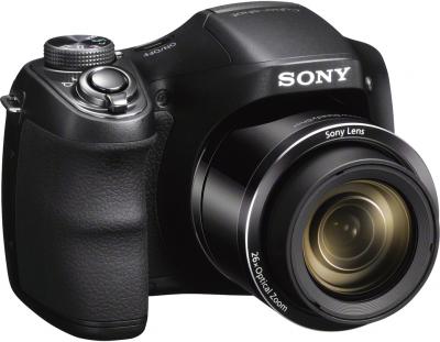 Компактный фотоаппарат Sony Cyber-shot DSC-H200 Black - общий вид