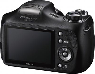 Компактный фотоаппарат Sony Cyber-shot DSC-H200 Black - общий вид