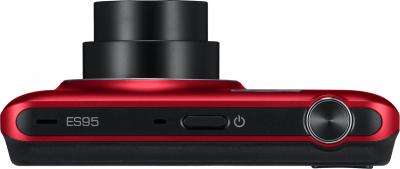 Компактный фотоаппарат Samsung ES95 Red (EC-ES95ZZBPRRU) - вид сверху
