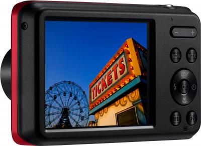 Компактный фотоаппарат Samsung ES95 Red (EC-ES95ZZBPRRU) - общий вид
