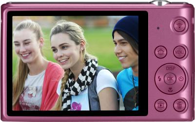 Компактный фотоаппарат Samsung ST150F Pink (EC-ST150FBPPRU) - вид сзади