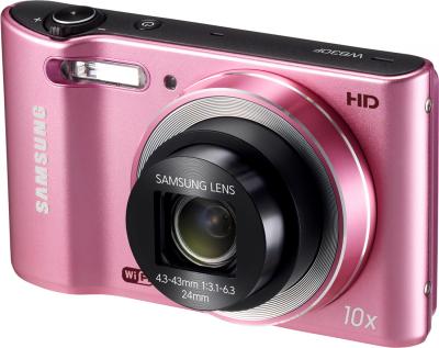 Компактный фотоаппарат Samsung WB30F Pink (EC-WB30FZBPPRU) - общий вид