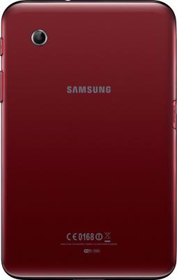 Планшет Samsung Galaxy Tab 2 7.0 8GB 3G Garnet Red (GT-P3100) - вид сзади