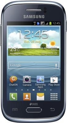 Смартфон Samsung S6312 Galaxy Young Dark Blue (GT-S6312 DBASER) - общий вид