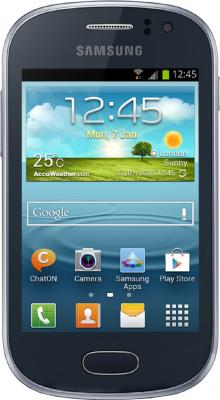 Смартфон Samsung Galaxy Fame / S6810 (синий) - общий вид
