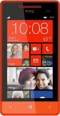 Смартфон HTC Windows Phone 8S Red - общий вид