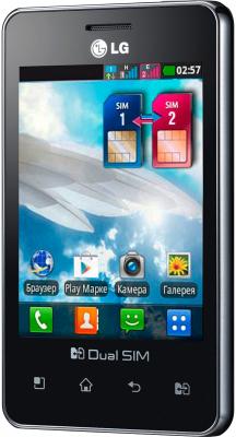 Смартфон LG Optimus L3 II Dual / E435 (черный) - общий вид