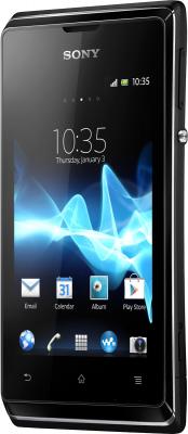 Смартфон Sony Xperia E Dual (C1605) Black - общий вид