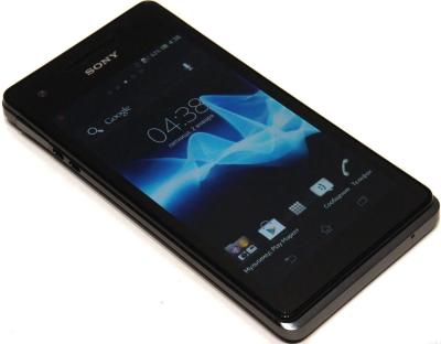 Смартфон Sony Xperia V (LT25i) Black - общий вид