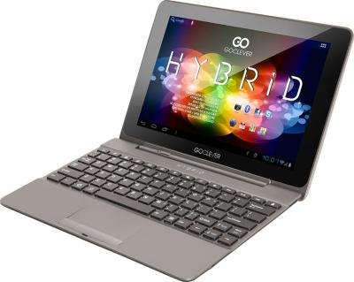Планшет GoClever TAB HYBRID + 3G - общий вид с клавиатурой