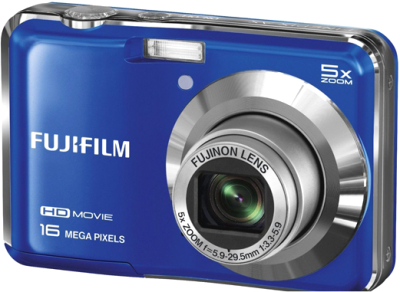Компактный фотоаппарат Fujifilm FinePix AX650 Blue - общий вид