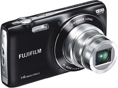 Компактный фотоаппарат Fujifilm FinePix JZ100 Black - общий вид