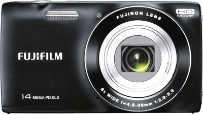 Компактный фотоаппарат Fujifilm FinePix JZ100 Black - вид спереди