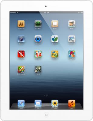 Планшет Apple iPad 16GB White (MD513FD/A) - фронтальный вид