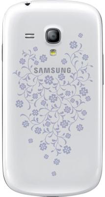 Смартфон Samsung I8190 Galaxy S III mini La FLeur (8Gb) White (GT-I8190 ZWZSER) - задняя крышка