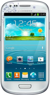 Смартфон Samsung I8190 Galaxy S III mini La FLeur (8Gb) White (GT-I8190 ZWZSER) - общий вид