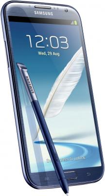 Смартфон Samsung N7100 Galaxy Note II (16Gb) Blue (GT-N7100 ZBDSER) - общий вид