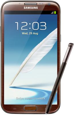 Смартфон Samsung N7100 Galaxy Note II (16Gb) Brown (GT-N7100 ZNDSER) - общий вид