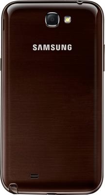 Смартфон Samsung N7100 Galaxy Note II (16Gb) Brown (GT-N7100 ZNDSER) - задняя панель