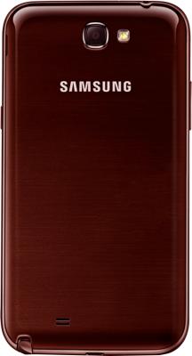 Смартфон Samsung N7100 Galaxy Note II (16Gb) Red (GT-N7100 ZRDSER) - задняя крышка