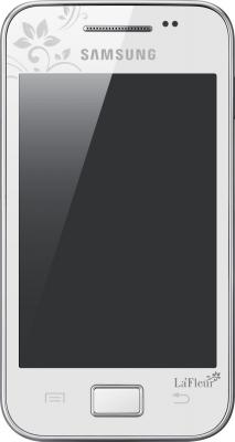 Смартфон Samsung S5830 Galaxy Ace La Fleur White (GT-S5830 UWZSER) - общий вид