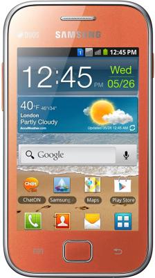 Смартфон Samsung Galaxy Ace Duos / S6802 (оранжевый) - общий вид