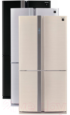 Холодильник с морозильником Sharp SJ-FP97VBE