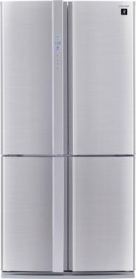 Холодильник с морозильником Sharp SJ-FP97VST - вид спереди