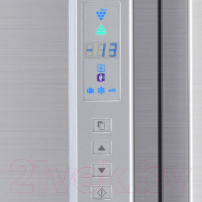 Холодильник с морозильником Sharp SJ-FP97VST