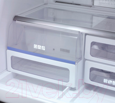 Холодильник с морозильником Sharp SJ-FS97VBK