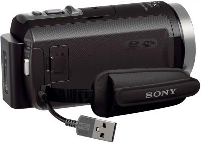 Видеокамера Sony HDR-CX400E Black - вид сбоку