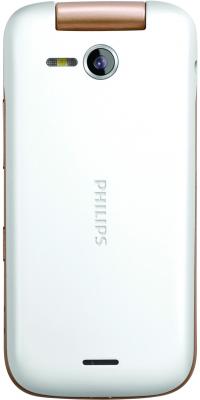 Мобильный телефон Philips F533 White - задняя крышка