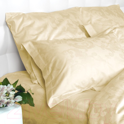 Комплект постельного белья Vegas EuroKR160.200-4J (Бодрящая шампань)