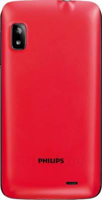 Смартфон Philips W536 (Black-Red) - задняя панель