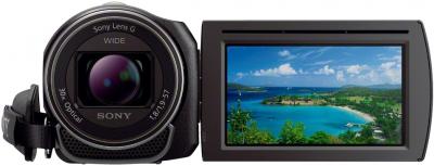 Видеокамера Sony HDR-PJ420E Black - вид спереди