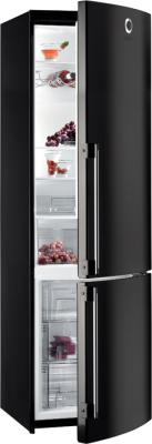 Холодильник с морозильником Gorenje RKV6500SYB2 - общий вид