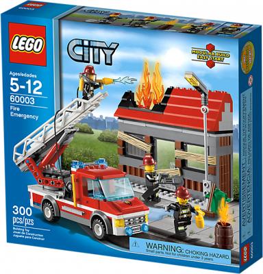 Конструктор Lego City Тушение пожара (60003) - упаковка