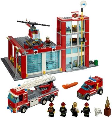 Конструктор Lego City Пожарная часть (60004) - общий вид